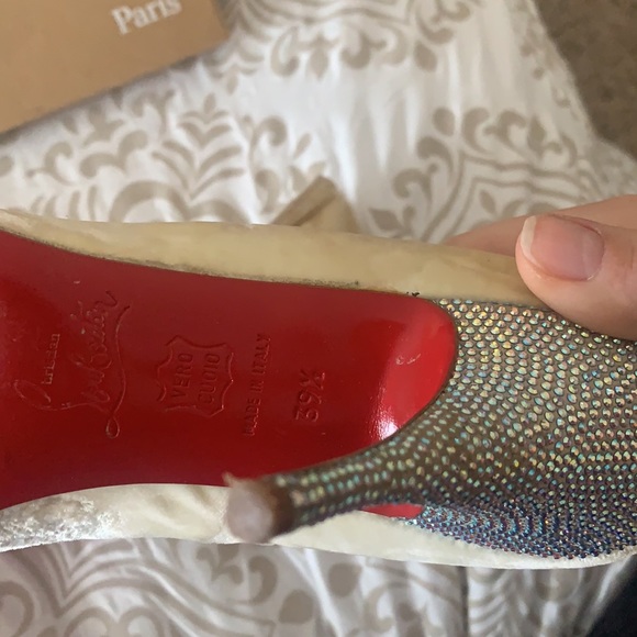 Christian Louboutin Crystal Slingback Pumps - Picture 7 of 7